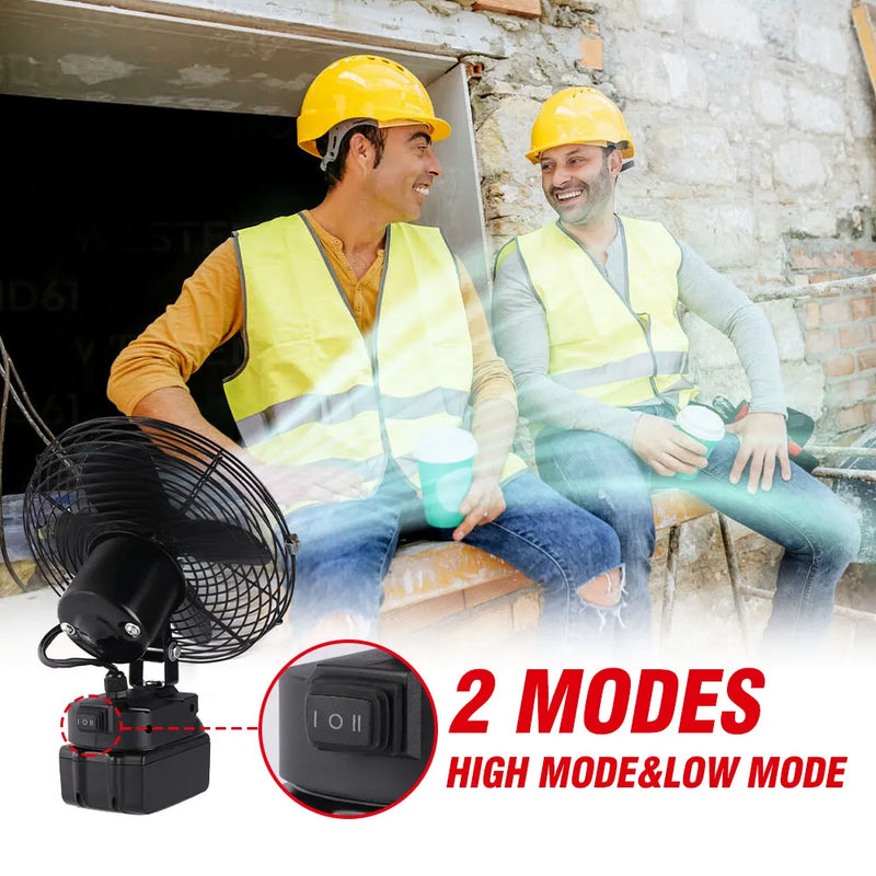 Ventilador Portátil para Bateria Makita 18v - 15cm Ideal para Trabalhador Manual