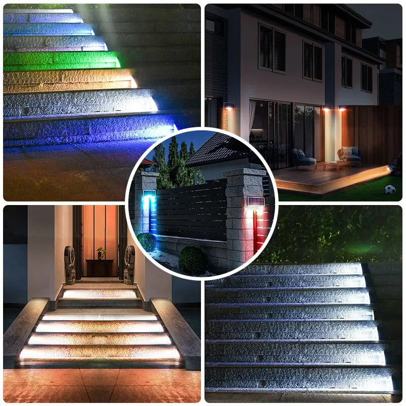 Iluminação para Escada Externa Solar Resistente ao Clima ENERGY EXPRESS