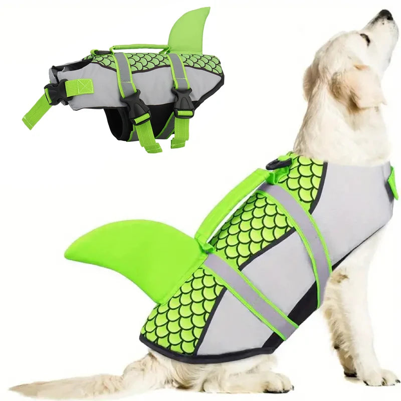 Colete Salva Vidas para Cachorro Pet Shark