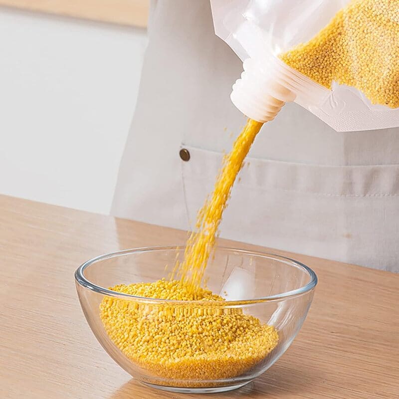 Saco Pote Hermético de Plástico para Guardar Alimentos + Brinde Energy Express