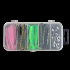 Kit 25 Iscas Artificiais Soft com Anzóis Chumbados – Ideal para Robalo, Traíra e Tucunaré Energy Express