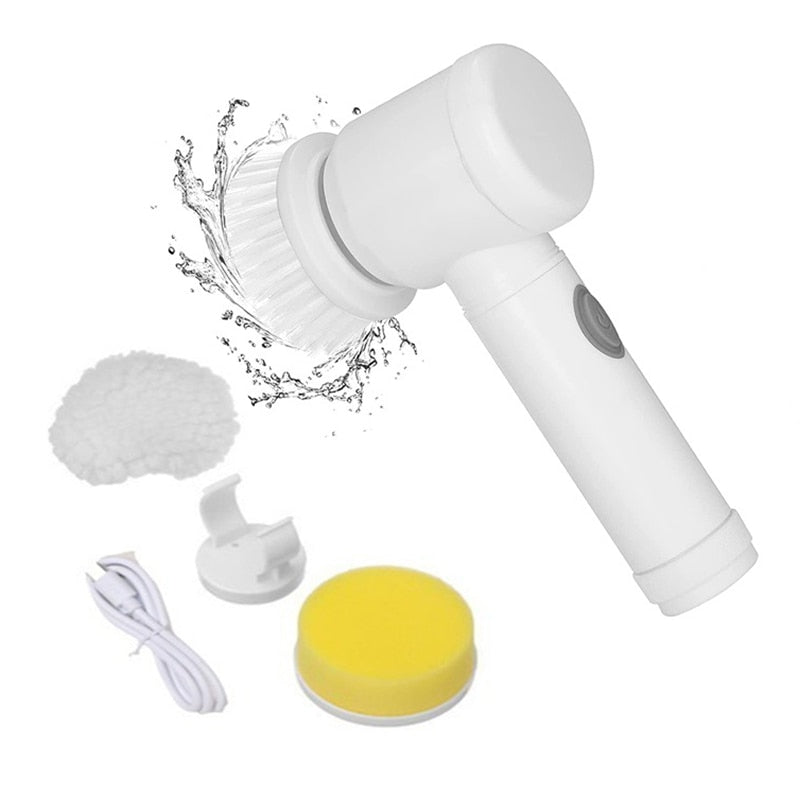 Escova de Limpeza Elétrica Portátil 5 em 1