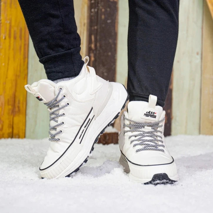 Tênis Bota Feminino para Frio Intenso e Neve Energy Express off white