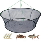 Rede de Pesca Dobrável com Bolsa para Isca