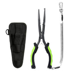 Alicate de Pesca Multifuncional Inoxidável com Capa – Removedor de Anzol, Cortador e Abridor de Argola Energy express