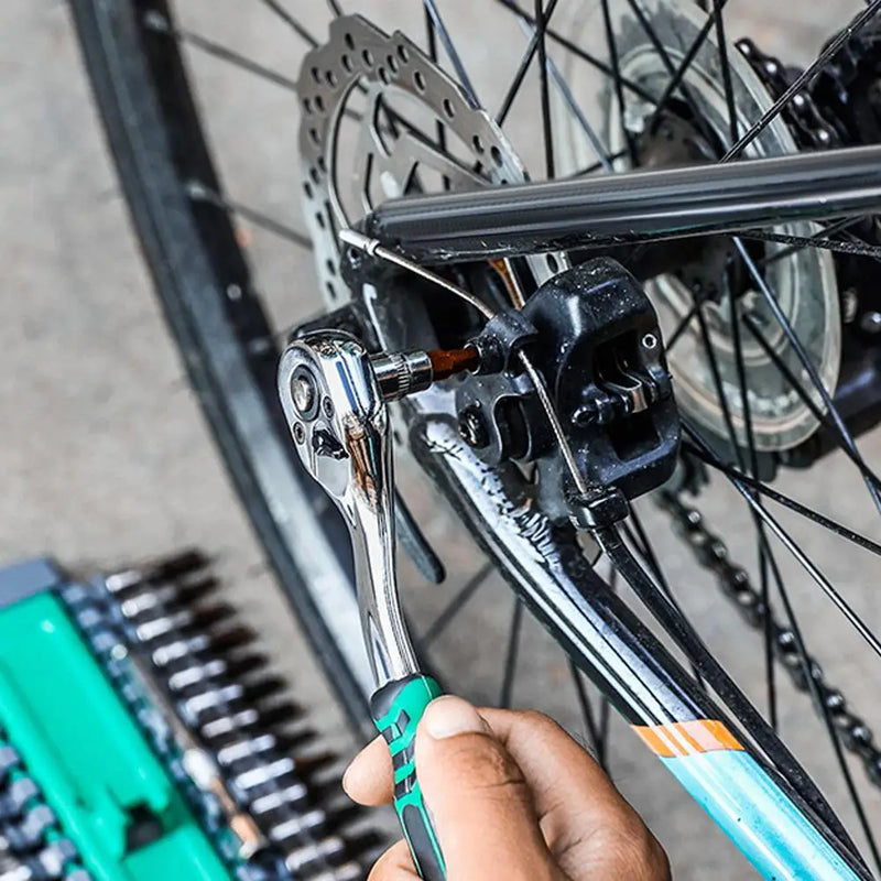 Jogo de Chave Catraca com Soquetes 1/4” Portátil – Kit de Ferramentas para Reparo Automotivo e Doméstico Energy Express