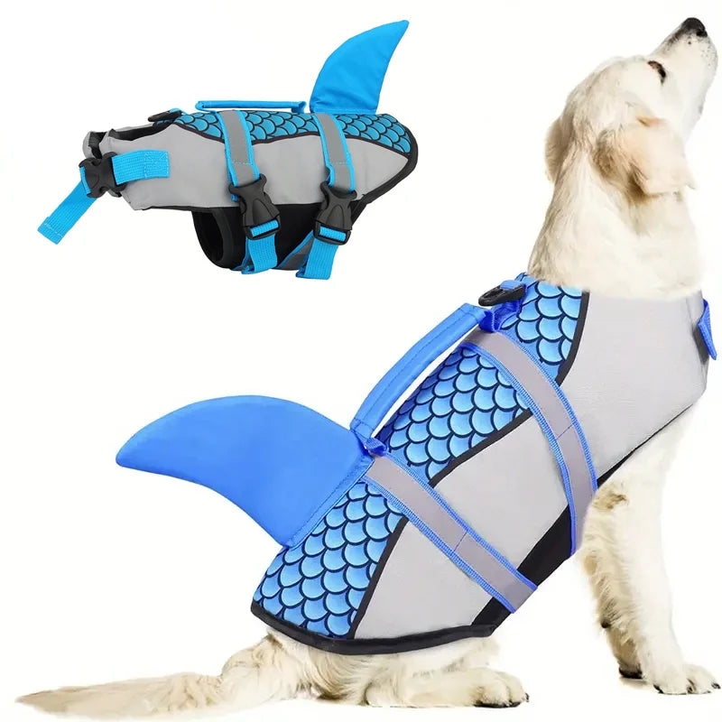 Colete Salva Vidas para Cachorro Pet Shark