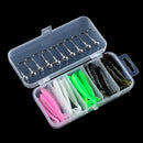 Kit 25 Iscas Artificiais Soft com Anzóis Chumbados – Ideal para Robalo, Traíra e Tucunaré Energy Express