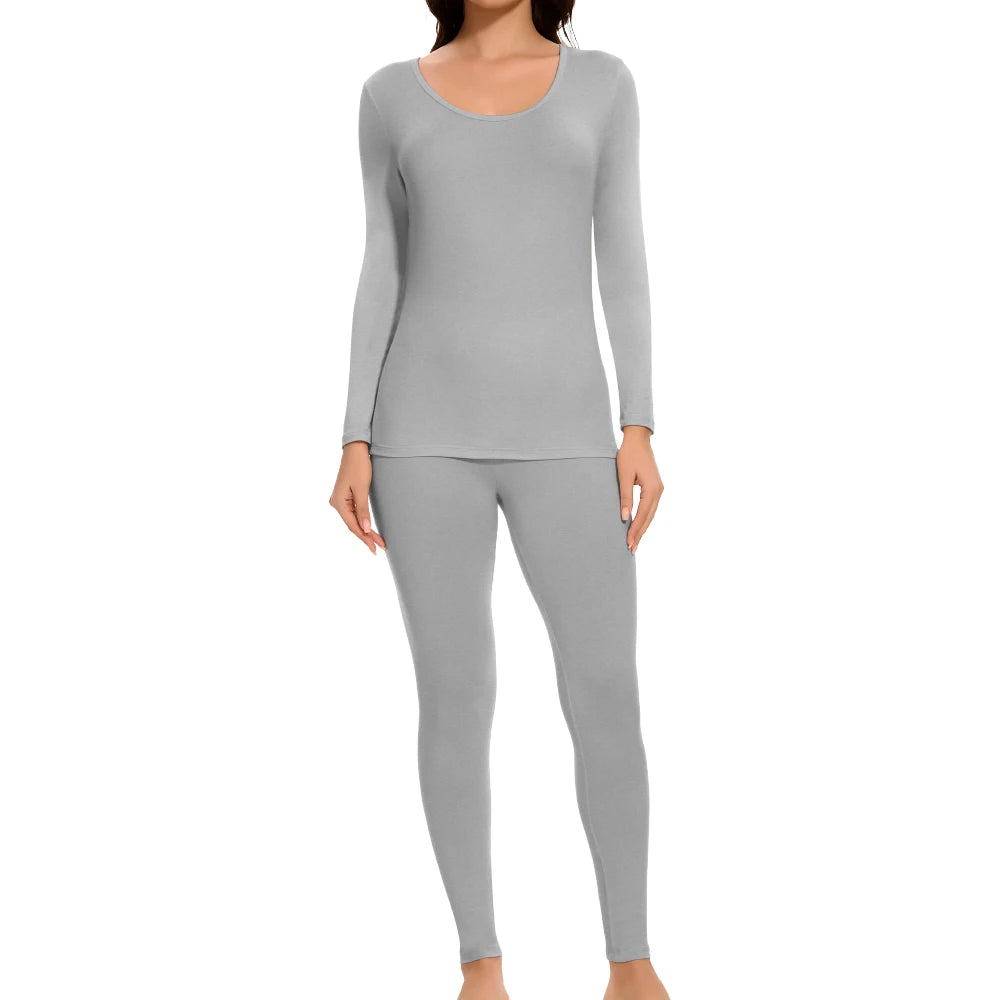 Segunda Pele Feminina com Flanela – Conjunto Térmico Quente e Confortável Energy Express