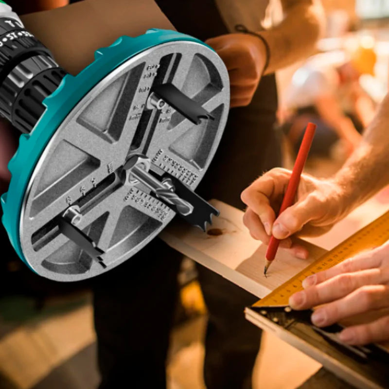 Serra Copo Ajustável Adaptável para Furadeira e Parafusadeira Energy Express