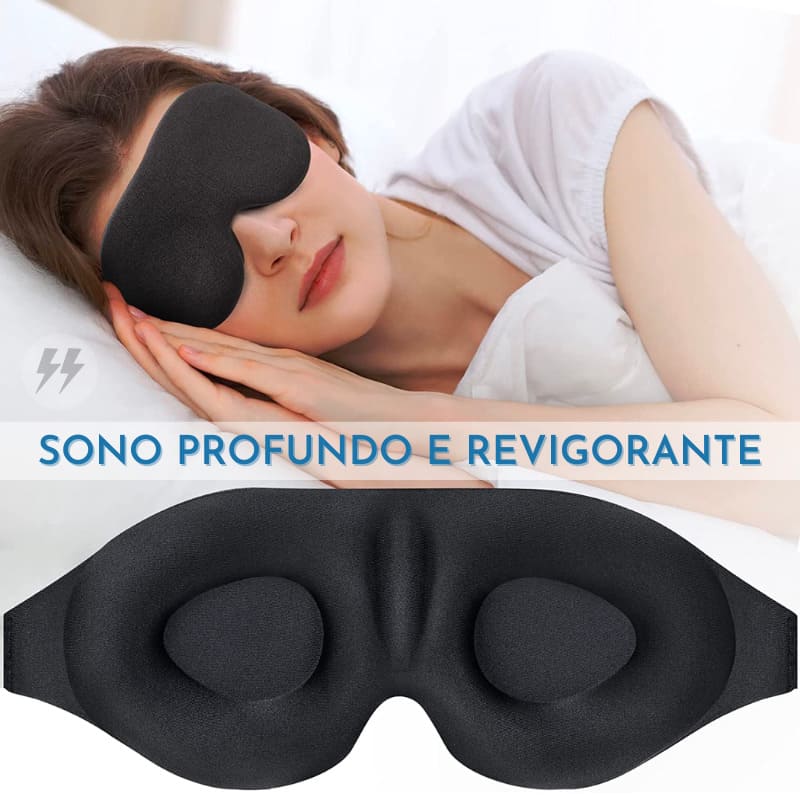 Tapa Olho para Dormir Máscara de Dormir para Olheiras - Sono Energy