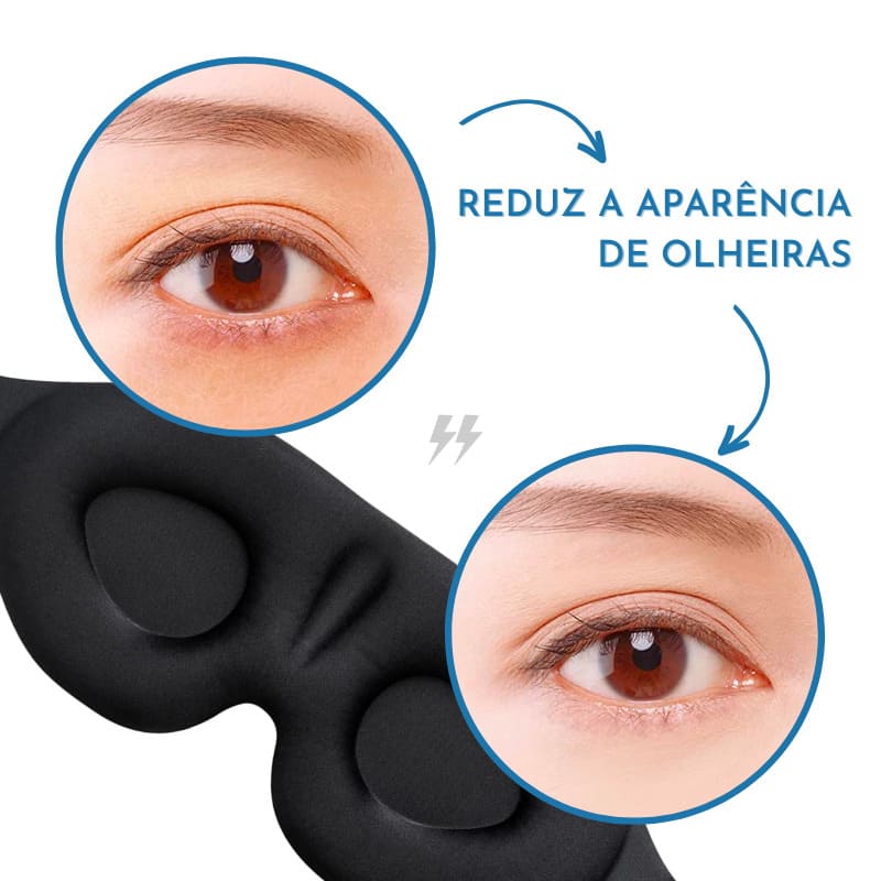 Tapa Olho para Dormir Máscara de Dormir para Olheiras - Sono Energy