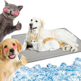 Tapete Gelado Pet cachorro gatos Térmico Refrescante