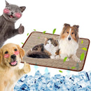 Tapete Gelado Pet cachorro gatos Térmico Refrescante khaki Energy Express