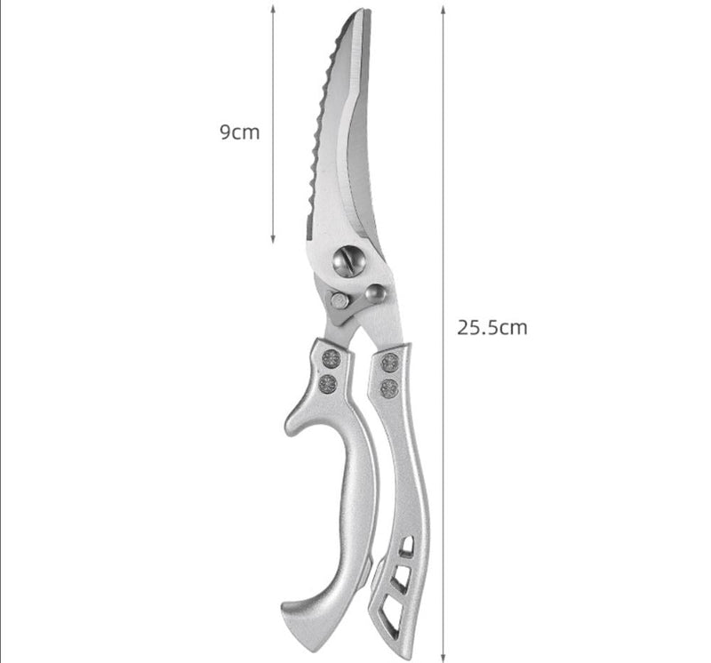 Tesoura de Cozinha Trinchante Multiuso em Aço Inoxidável Energy Express