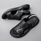 Sandália de Couro Masculina OrtoMax