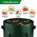 Saco de Cultivo para Batata com Janela com Alças – Kit 5 Unidades Energy Express