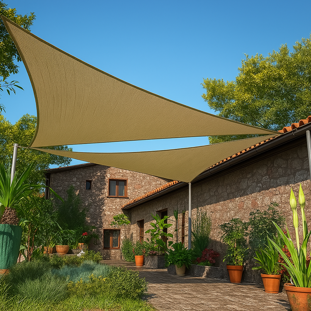 Toldo Impermeável Lona para Cobertura e Garagem Caqui Energy Express