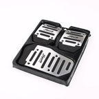 Pedais de Carro Esportivos Antiderrapantes em Alumínio