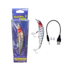 Isca de Pesca Elétrica Recarregável USB com LED e Vibração Energy Express