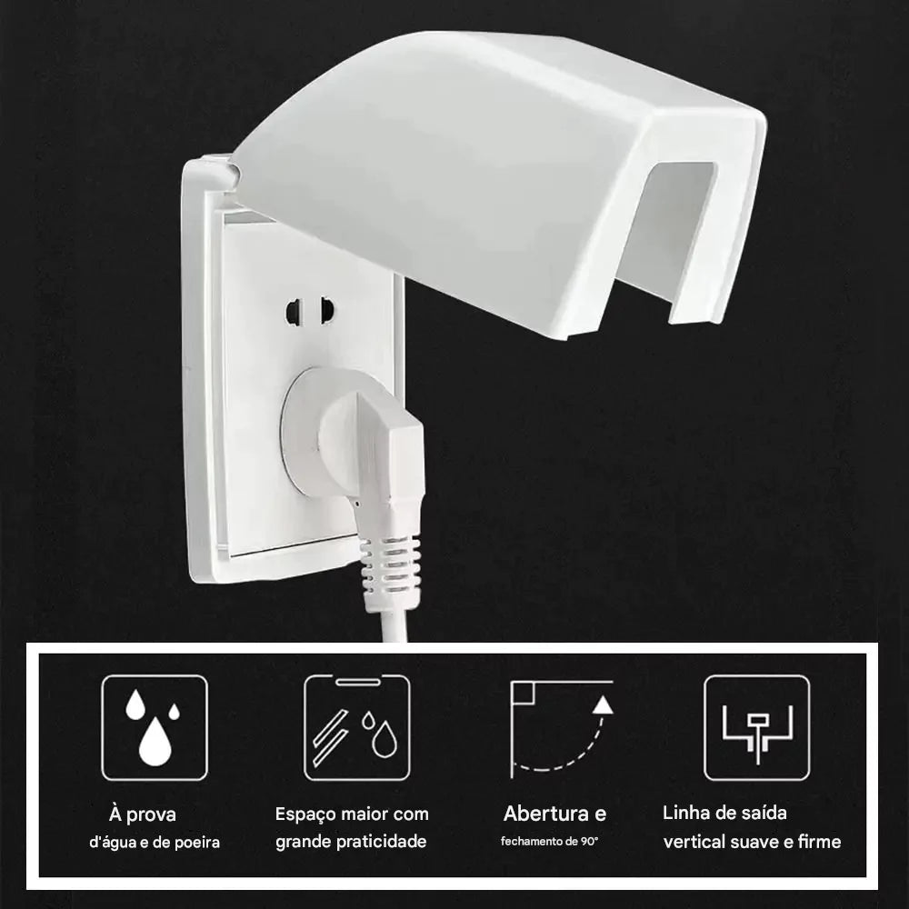 Caixa de Proteção Impermeável para Tomada Externa com Vedação Autoadesiva Energy Express