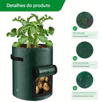 Saco de Cultivo para Batata com Janela com Alças – Kit 5 Unidades Energy Express