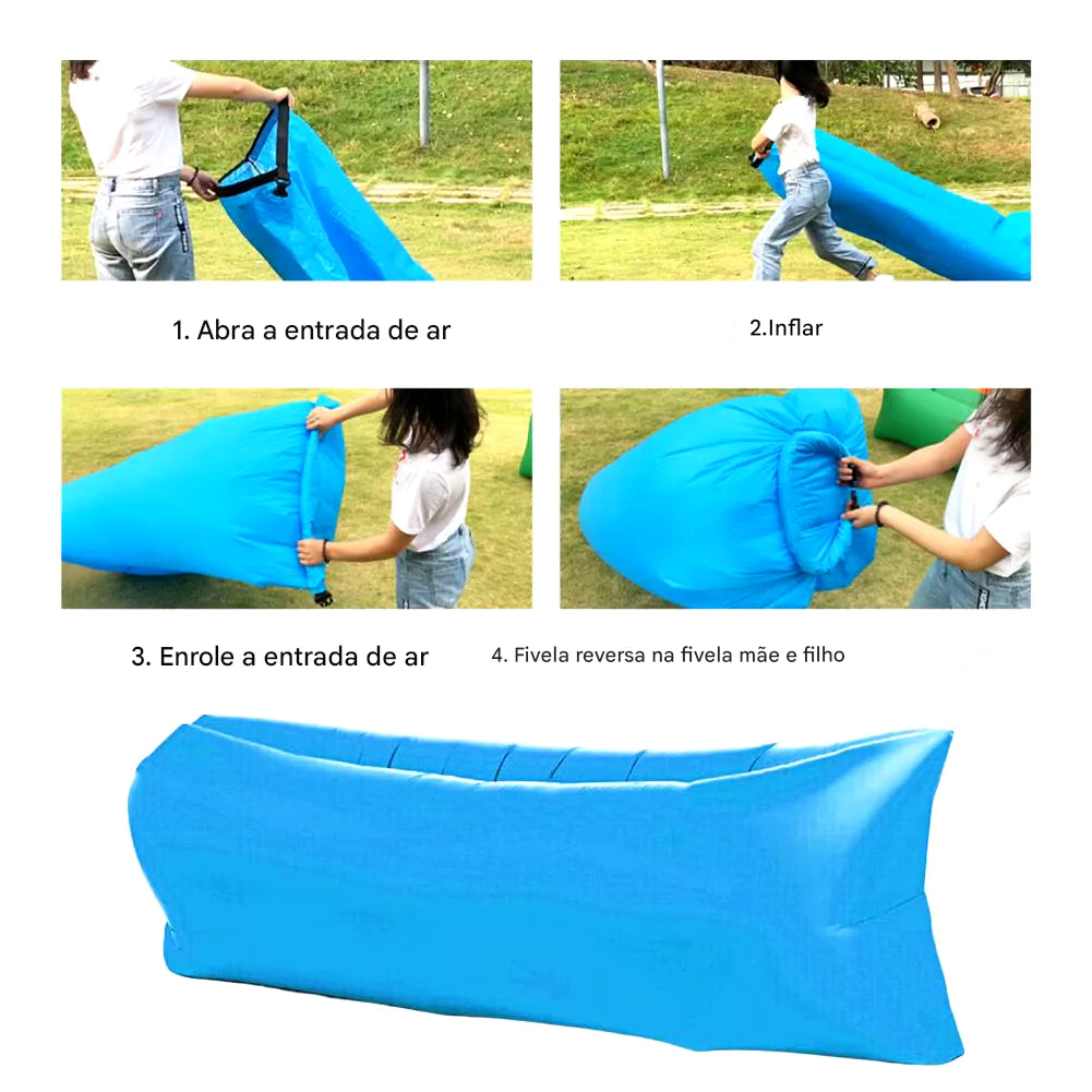 Sofá de Ar Inflável Portátil para Área Externa Energy Express