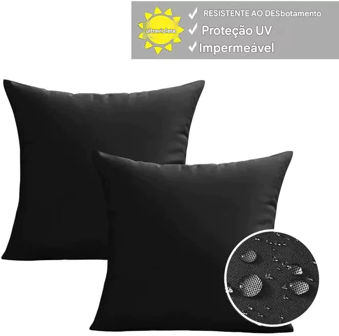 Capa de Almofada Impermeável Externa Quadrada Lisa Energy Express