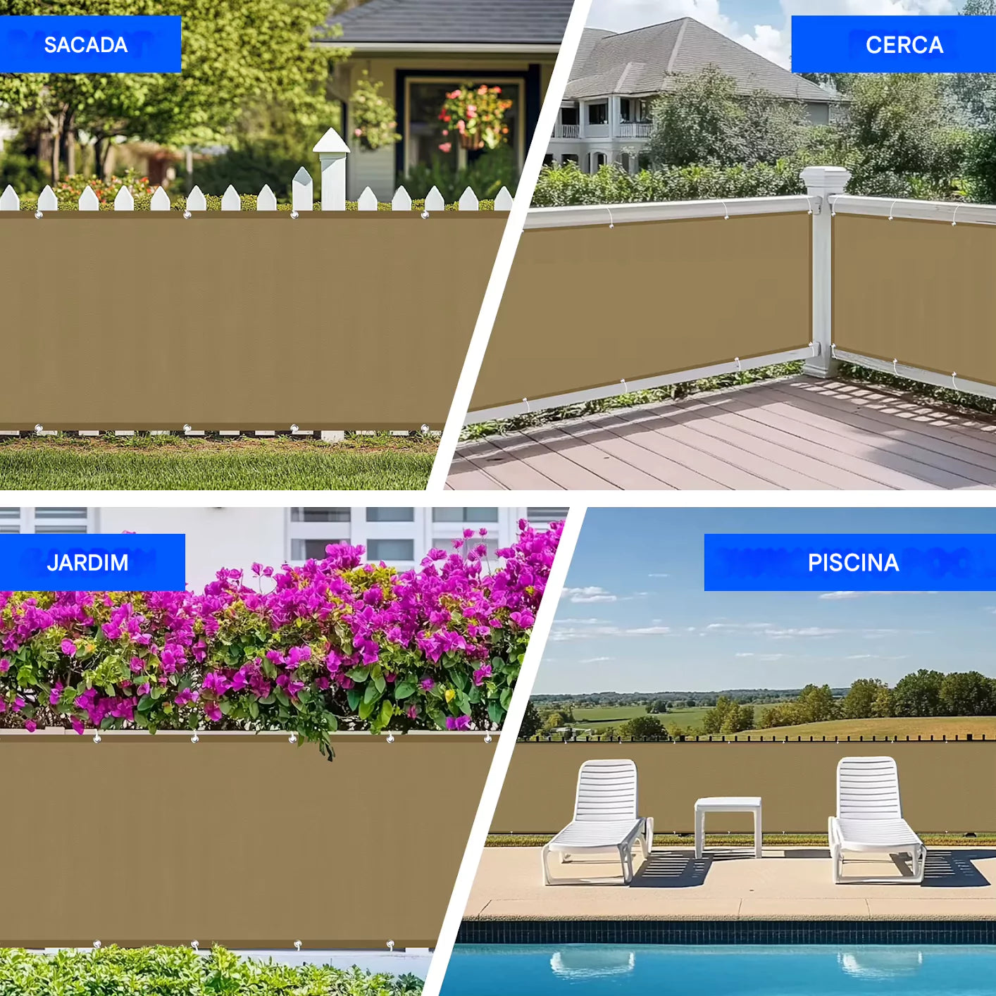 Tela de Privacidade para Cerca e Guarda-Corpo em Varandas Energy Express