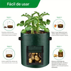 Saco de Cultivo para Batata com Janela com Alças – Kit 5 Unidades Energy Express