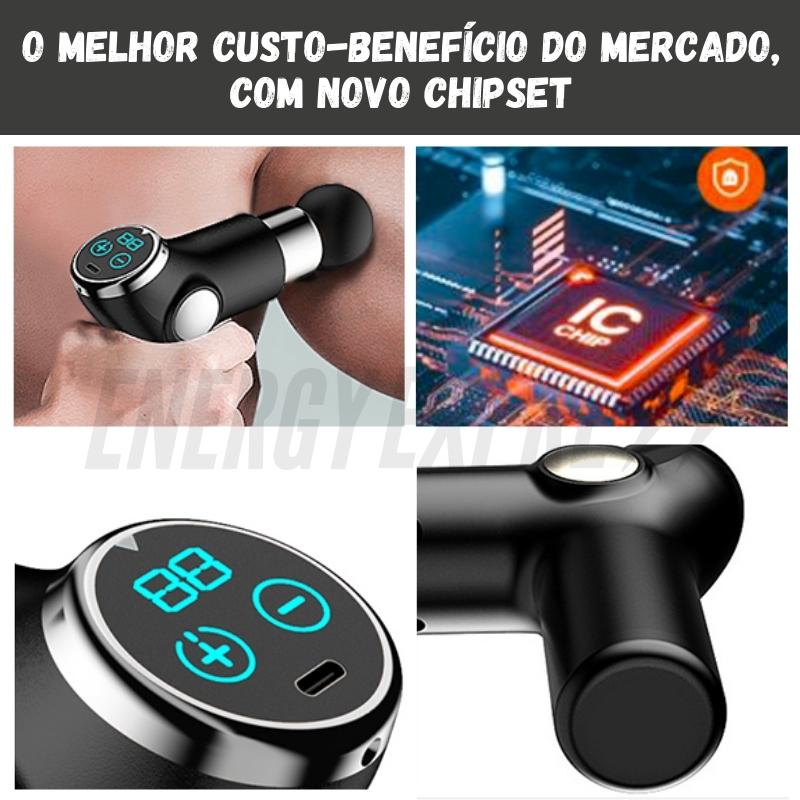 Pistola Massageadora Profissional Liberação Miofascial Energy