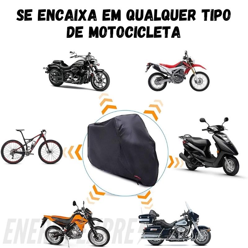 Capa para Motocicleta Impermeável com Trava - Cobrir Moto