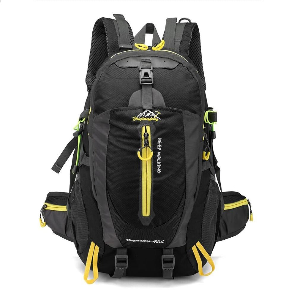 Mochila de Camping 40L Impermeável para Trilha e Trekking – Mochila de Aventura em Nylon Resistente Energy Express