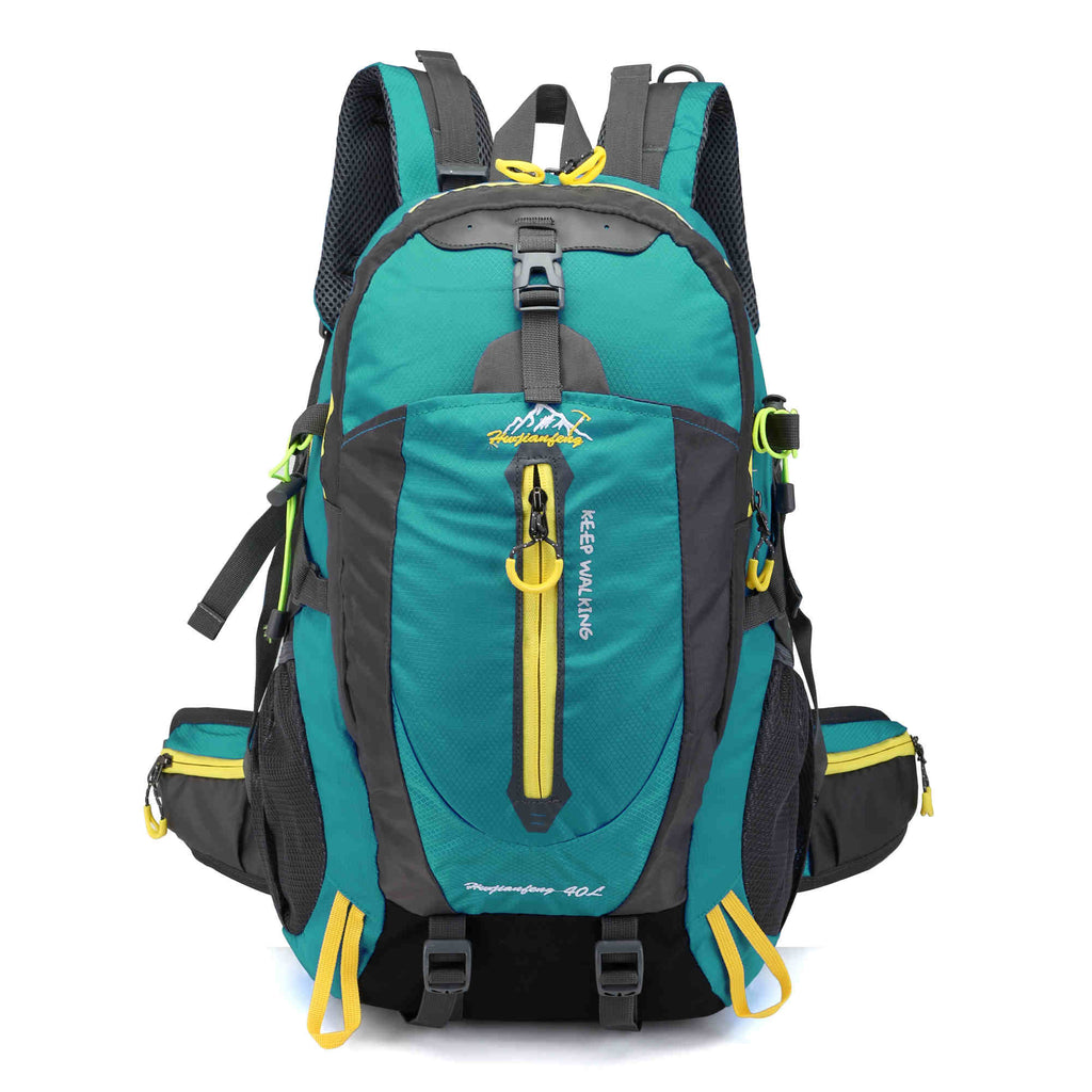 Mochila de Camping 40L Impermeável para Trilha e Trekking – Mochila de Aventura em Nylon Resistente Energy Express