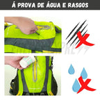 Mochila de Camping 40L Impermeável para Trilha e Trekking – Mochila de Aventura em Nylon Resistente Energy Express