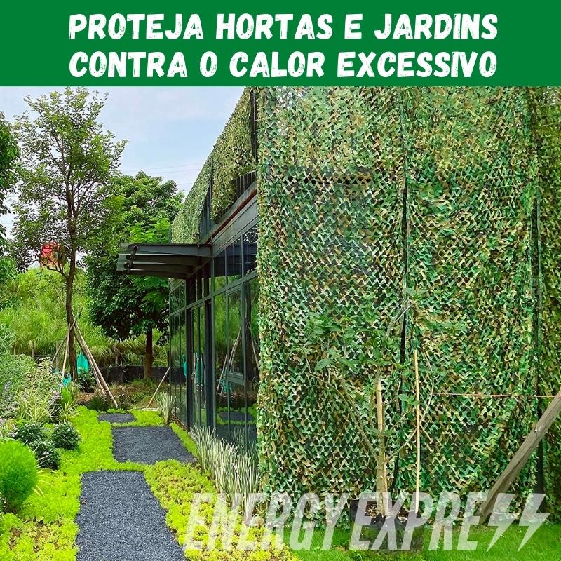 Tela de Sombreamento Decorativa Camuflada e Sombrites para Horta, Pergolado, Garagem e Plantas verde camuflada energy express