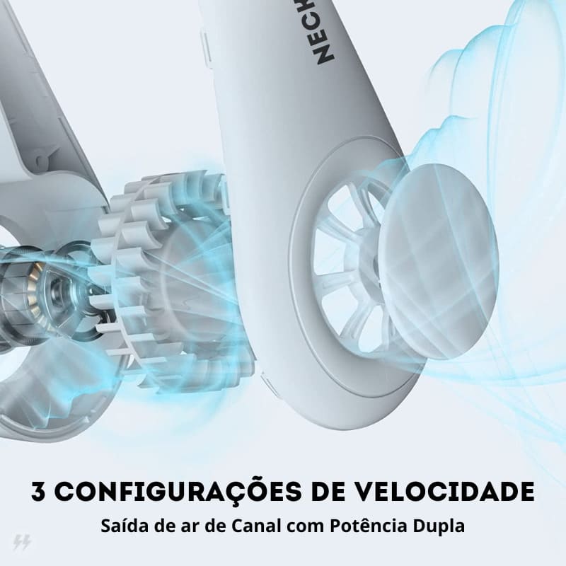 Ar Condicionado Portátil de Pescoço NeckAir Turbo 4000 mAh Energy Express https://energyexpress.com.br/products/ar-condicionado-portatil-de-pescoco-neckair-turbo-4000-mah
