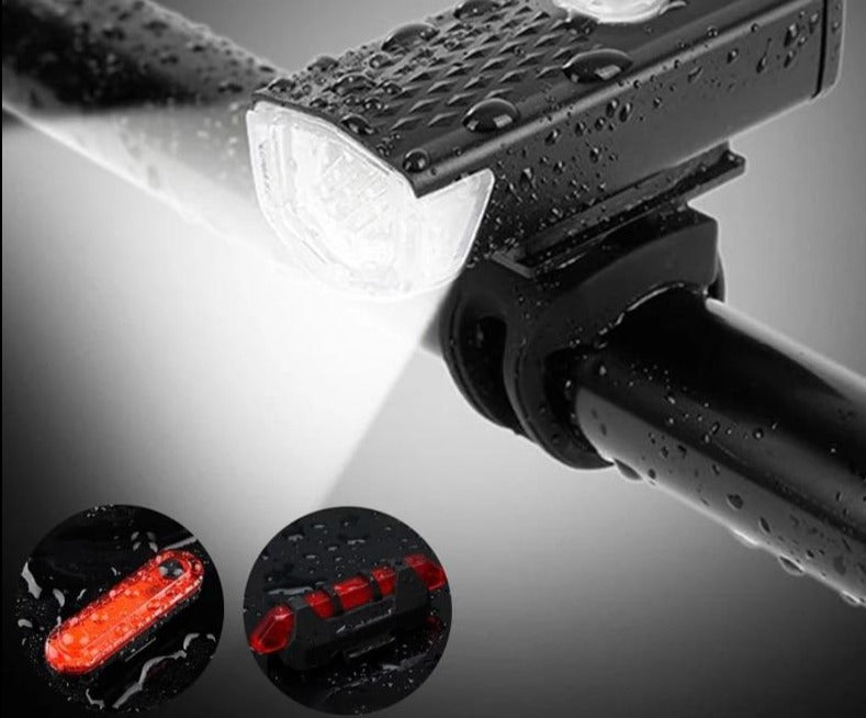 Lanterna Para Bike Farol de Bicicleta Recarregável