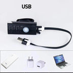 Lanterna Para Bike Farol de Bicicleta Recarregável