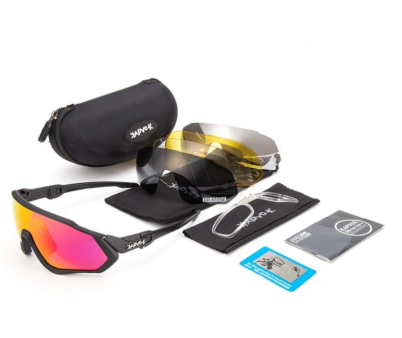 Óculos Ciclismo 5 Lentes Polarizado Original UV400 Energy Express