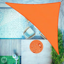 Toldo Impermeável Para Cobertura em Área Externa triangular laranja energy express