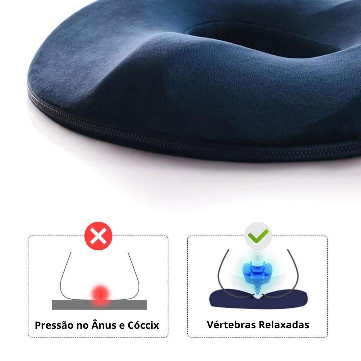 Almofada Para Hemorroida Ortopédica Coluna Cóccix Saude 024