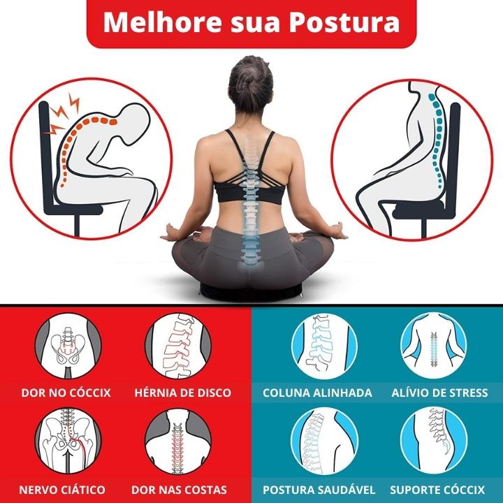 Almofada Para Hemorroida Ortopédica Coluna Cóccix Saude 024