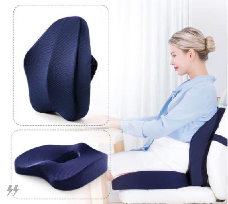 Assento Ortopédico Coluna Lombar Para Cadeira - Frete Grátis Saude 023