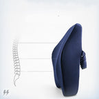 Assento Ortopédico Coluna Lombar Para Cadeira - Frete Grátis Saude 023