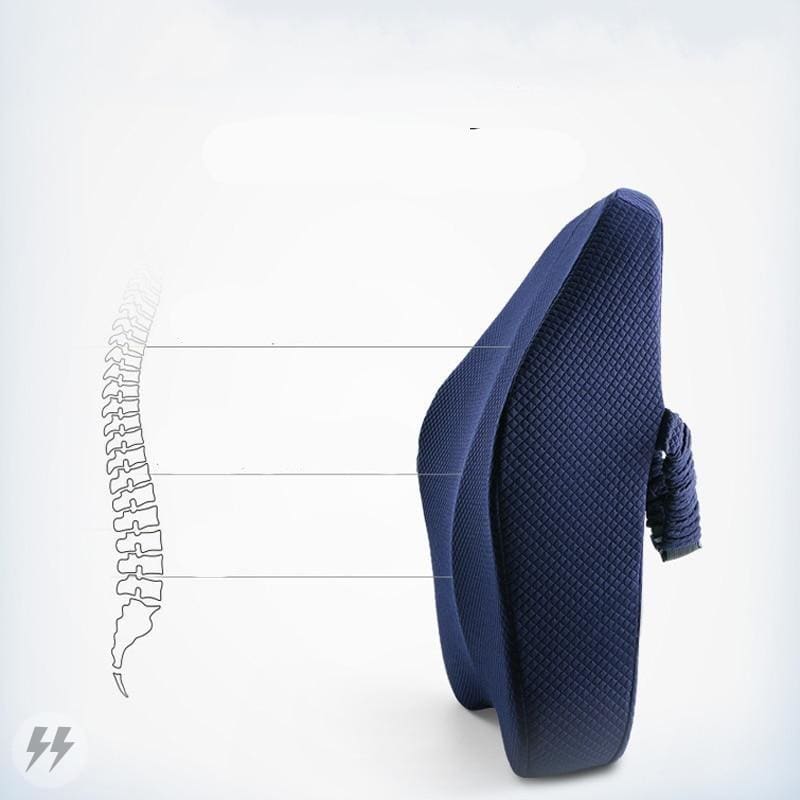 Assento Ortopédico Coluna Lombar Para Cadeira - Frete Grátis Saude 023