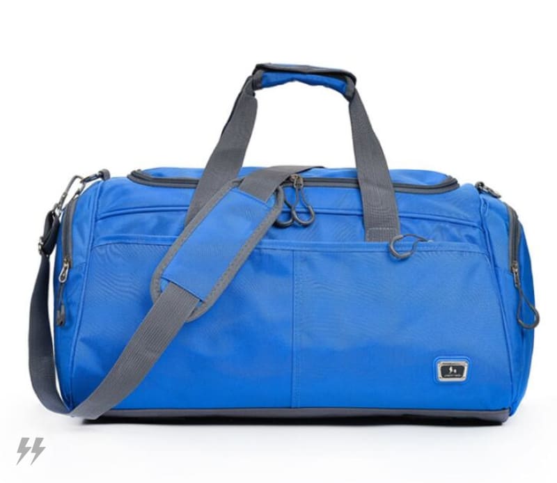 Bolsa Academia Masculina Feminina Mala Impermeável Force-X Azul Outdoor 040