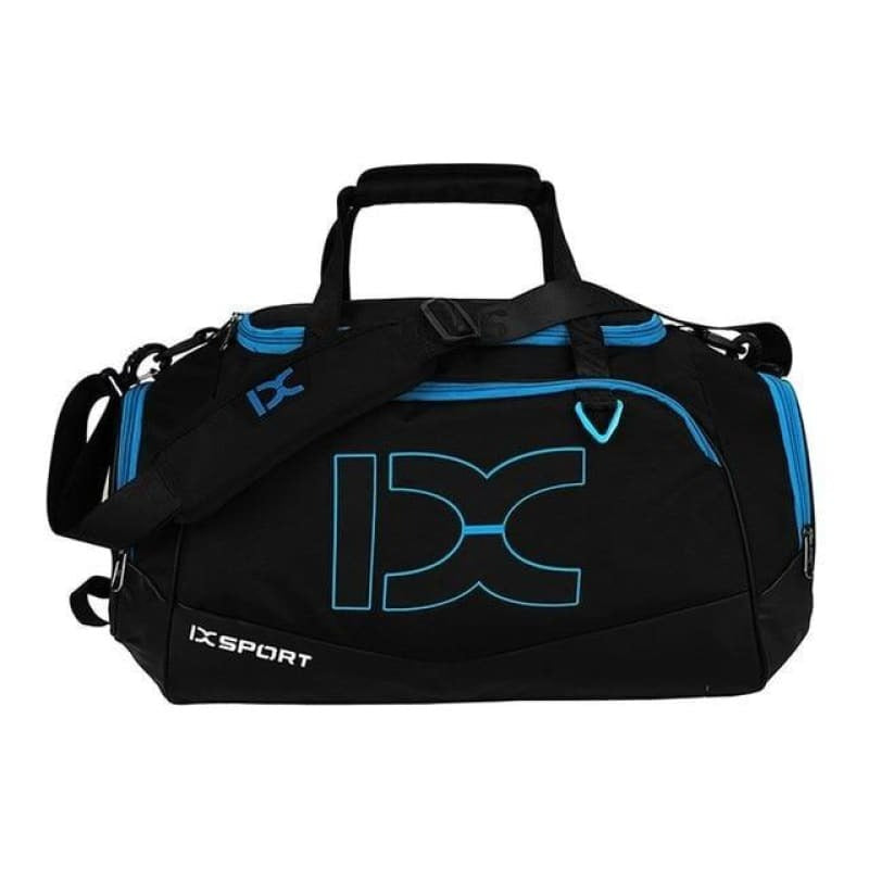 Bolsa Esportiva Masculina Feminina Mala Impermeável X-Sports 2 Preta E Azul Outdoor 042