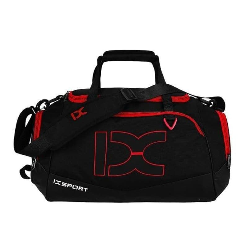 Bolsa Esportiva Masculina Feminina Mala Impermeável X-Sports 2 Preta E Vermelha Outdoor 042