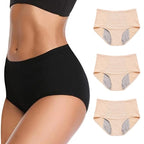 Calcinha Absorvente Incontinência Urinária Feminina Kit Com 3 - Dryextreme Beges / P Saúde 013